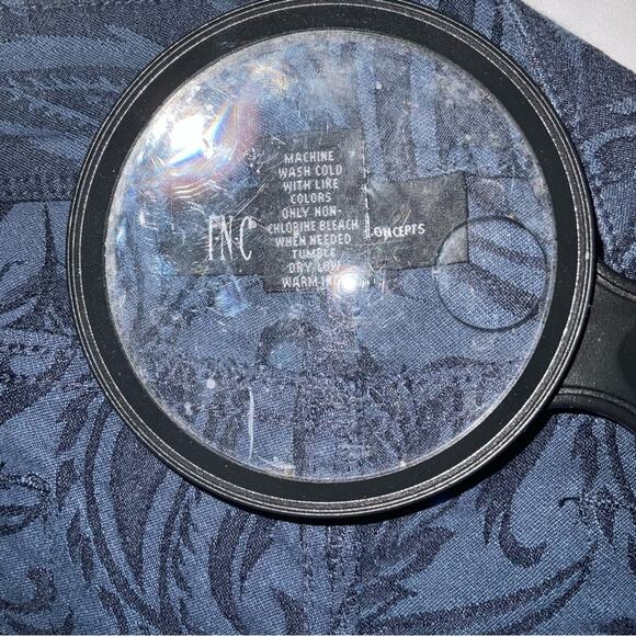 INC International Concepts Botanical Print Floral Embroidered Jeans 10 Boho Chic - Picture 12 of 12